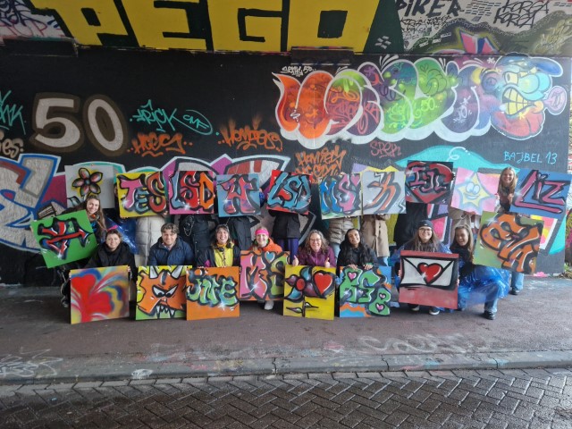 graffiti-bedrijfsuitje